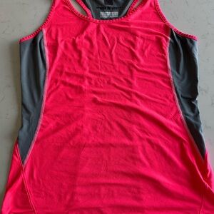 Columbia Vivid Pink Tank Top with Charcoal Accents